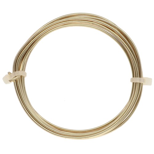Filo di ottone da 1,5 mm per la creazione di gioielli - Ottone grezzo  x 1,75 m