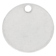 Zecchino da incidere 10 mm - spessore 0,4 mm - Argento 925 x1|raw }}