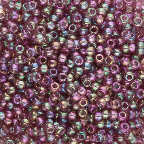 Rocaille Miyuki 11/0 256D - Ametista scura trasparente AB x8g