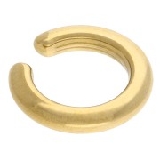 Ear cuff - Anello per orecchio largo 29 mm - Acciaio inossidabile 304 Dorato x1