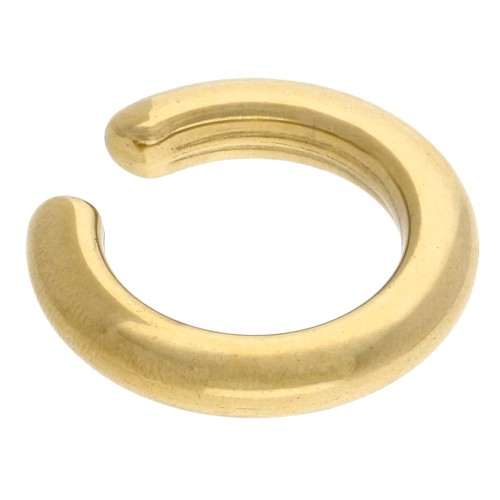 Ear cuff - Anello per orecchio largo 29 mm - Acciaio inossidabile 304 Dorato x1