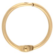 Portachiavi ad anello da 31 mm - Acciaio inossidabile 304 Dorato x1