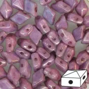 Diamonduo 2-hole mm.5x8 Opaque Lumi Amethyst x10g