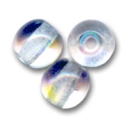 Perle tonde mm. 4 Crystal AB x50