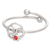 Anello regolabile con segno zodiacale - Cancro - Acciaio inossidabile 304L - Hyacinth x1