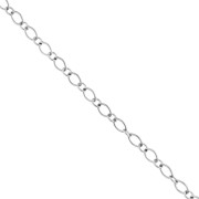 Catena a maglie fantasiate alternate da 6,3 mm - Acciaio inossidabile 304 x 1 m