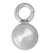 Mini ciondoli a sfera da 4 mm - Acciaio inossidabile 304L x10