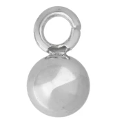 Mini ciondoli a sfera da 4 mm - Acciaio inossidabile 304L x10
