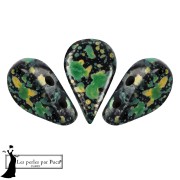 Perla in vetro Amos® di Puca® 5x8 mm - Enamel Green x10 g