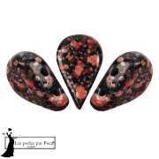 Crystal - Perla in vetro Amos® di Puca® 5x8 mm - Enamel Red x10 g Perla in vetro Amos® di Puca® 5x8 mm - Enamel Red x10 g