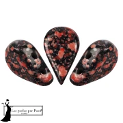 Perla in vetro Amos® di Puca® 5x8 mm - Enamel Red x10 g