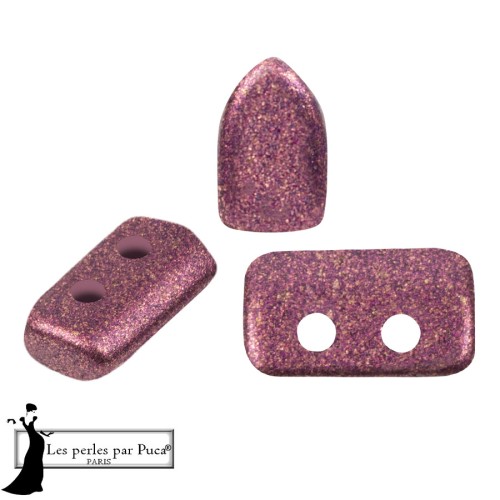 Perla in vetro Piros® di Puca® 2x5 mm - Bronze Light Plum x10 g