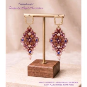 Perla in vetro Piros® di Puca® 2x5 mm - Bronze Light Plum x10 g