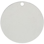 Zecchino da incidere 18 mm - spessore 0,4 mm - Argento 925 x1