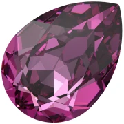 Cabochon PureCrystal 4320 6x4 mm - Rosa scuro x1