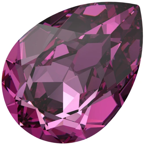 Cabochon PureCrystal 4320 6x4 mm - Rosa scuro x1