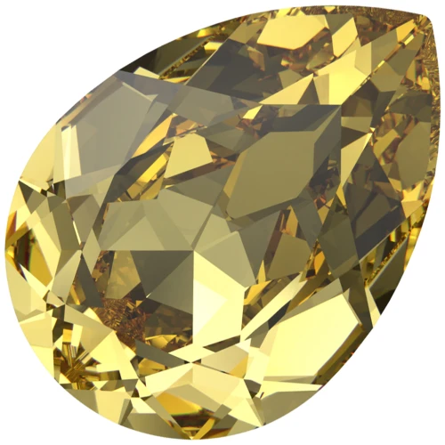 Cabochon PureCrystal 4320 6x4 mm - Reinvented Dark Jonquil x1