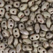 MiniDuo mm.2x4 Opaque White Travertin Dark Mat x10g