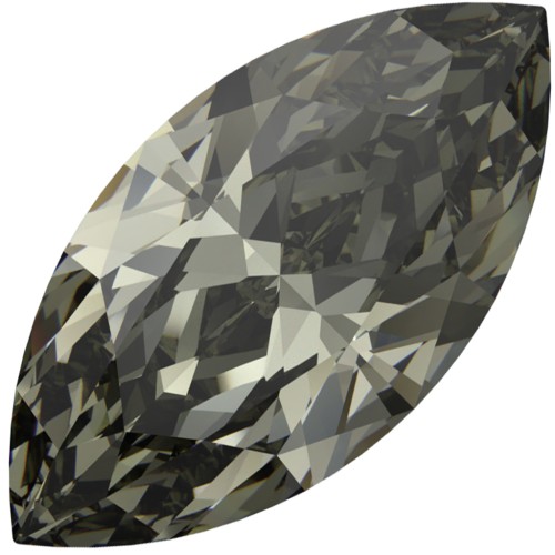 Navetta PureCrystal 4210 10x5 mm - Black Diamond x1