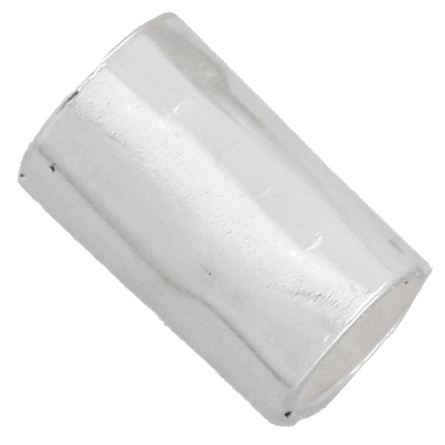 Perla a tubo martellata 5x3 mm - Argento 925 x1