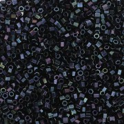 Miyuki Delica 15/0 Hex Cut DBSC0002 - Blu scuro Iris metallizzato x5g