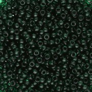 Perline Miyuki 11/0 155 - Trasparente Dark Emerald x8g|raw }}