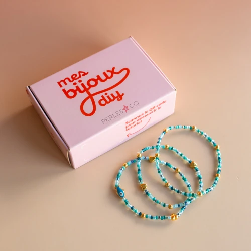 I miei gioielli fai da te - Kit braccialetto di perline Miyuki con perle di pesce