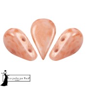 Perla in vetro Amos® di Puca® 5x8 mm - Peach Mishmash x10 g