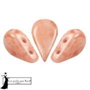 Perla in vetro Amos® di Puca® 5x8 mm - Peach Mishmash x10 g