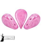 Perla in vetro Amos® di Puca® 5x8 mm - Rosa Mishmash x10 g