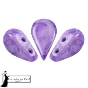 Perla in vetro Amos® di Puca® 5x8 mm - Viola Mishmash x10 g