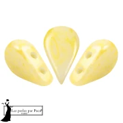 Perla in vetro Amos® di Puca® 5x8 mm - Yellow Mishmash x10 g