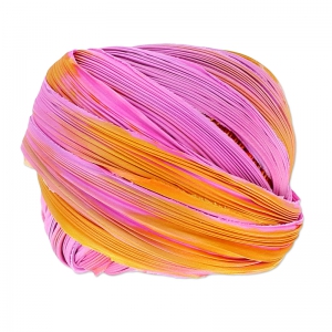 twill di seta Shibori Pink Sunset x10cm