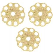 Coppe filigranate, lavorate 8 mm - Oro x20