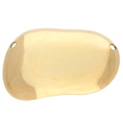 Distanziatore a forma di spazio vuoto irregolare 30x45 mm - Acciaio inossidabile 304 Dorato x1