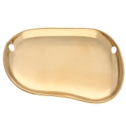 Distanziatore a forma di spazio vuoto irregolare 30x45 mm - Acciaio inossidabile 304 Dorato x1