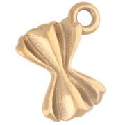 Ciondolo a forma di farfalla 18x14 mm - Acciaio inossidabile 316 Dorato x1