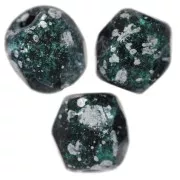 Sfaccettate mm. 4 Jet Tweedy Green x50