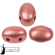 Perla in vetro Samos® di Puca® 5x7 mm - Bronzo India Rose x10 g