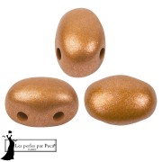 Perla in vetro Samos® di Puca® 5x7 mm - Bronzo arancio x10 g