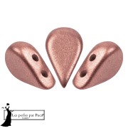 Perla in vetro Amos® di Puca® 5x8 mm - Bronzo Light Rose x10 g
