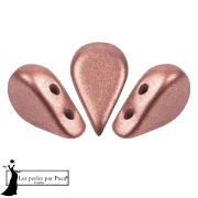 Perla in vetro Amos® di Puca® 5x8 mm - Bronzo Light Rose x10 g