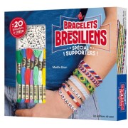 Braccialetti brasiliani Scatole per sostenitori speciali 15 matassine & Perle dell'alfabeto