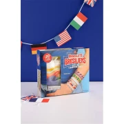 Braccialetti brasiliani Scatole per sostenitori speciali 15 matassine & Perle dell'alfabeto