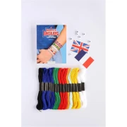 Braccialetti brasiliani Scatole per sostenitori speciali 15 matassine & Perle dell'alfabeto