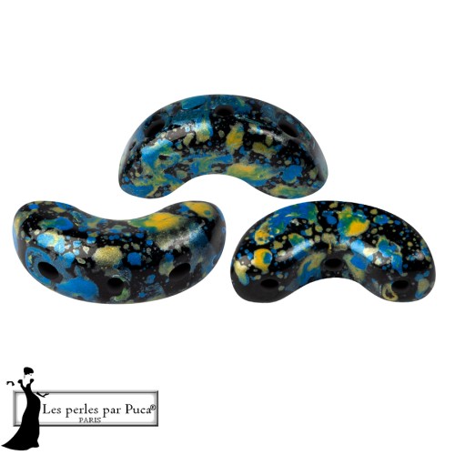 Arcos® di Puca® 5x10 mm - Smalto blu e giallo x10 g