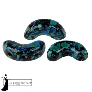 Jet - Arcos® di Puca® 5x10 mm - Smalto turchese x10 g Arcos® di Puca® 5x10 mm - Smalto turchese x10 g
