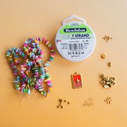 I miei gioielli fai da te - Kit per collana con perle di conchiglia colorate