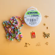 I miei gioielli fai da te - Kit per collana con perle di conchiglia colorate
