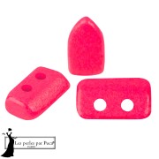 Opaque White - Perla in vetro Piros® di Puca® 2x5 mm - Rosa neon x10 g Perla in vetro Piros® di Puca® 2x5 mm - Rosa neon x10 g